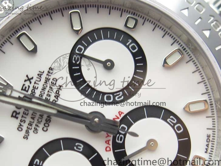 Daytona 1:1 Best and V4 SA4130 Case White 116500 Noob 904L Dial Bracelet Edition SS 0318